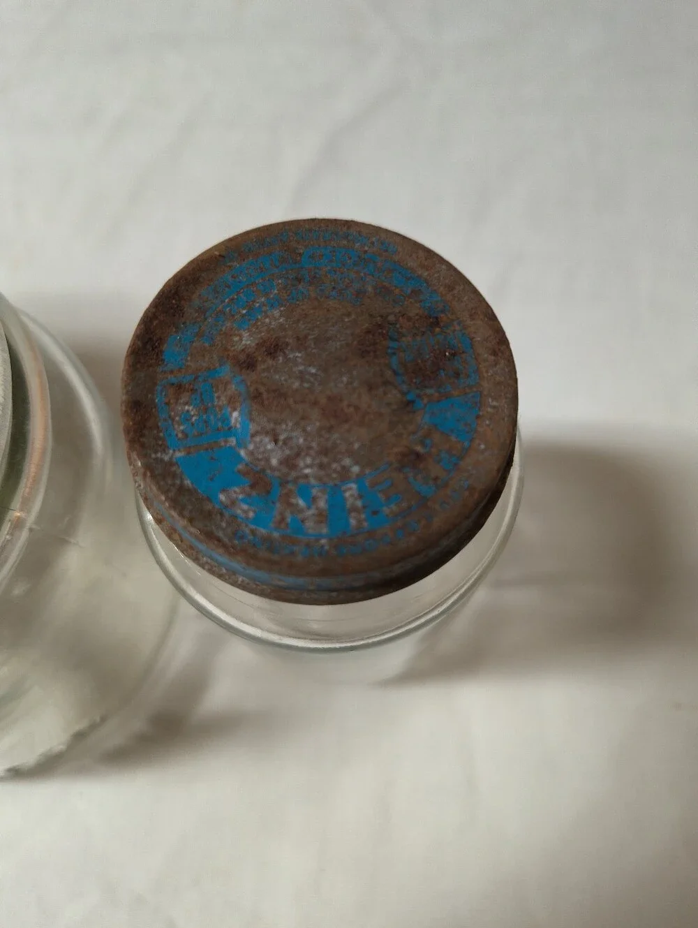 Vintage Mason Glass Storage Jars with Kerr Ball Heinz Jars Wide Mouth Jars